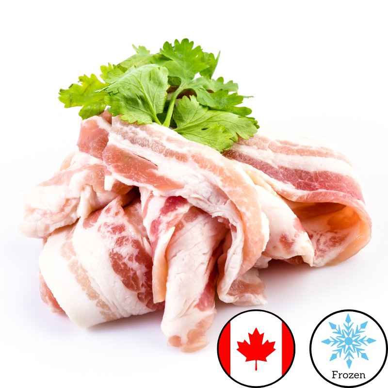 Bacon Naturally Smoked 5 KG 10-14 Count per Pound **FROZEN** - Valley Direct Foods - All - Bacon - Canadian
