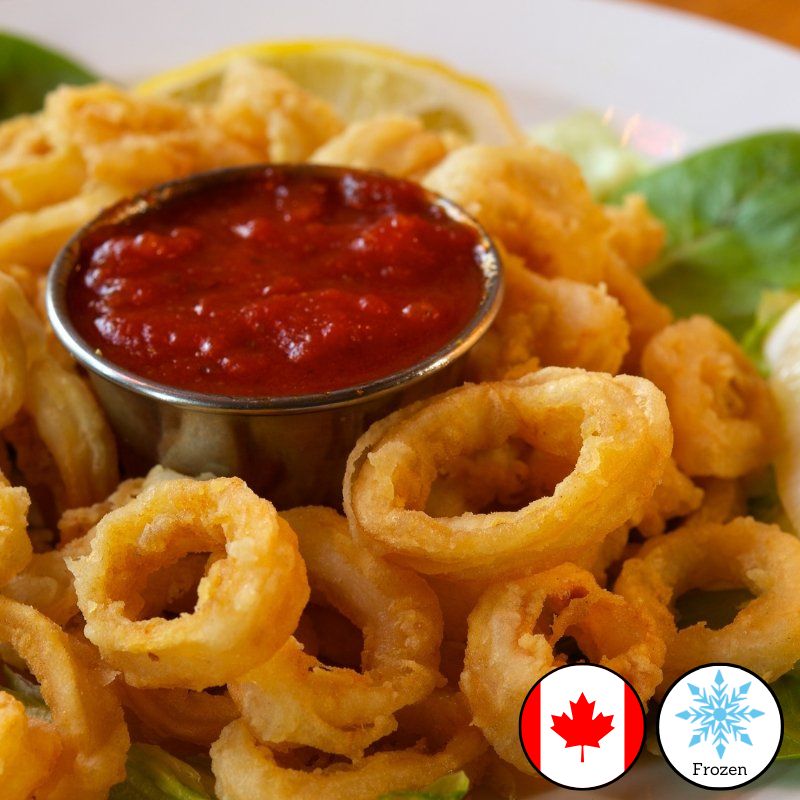 Calamari, Lightly Floured, 4-6in - 4 x 2.5lb