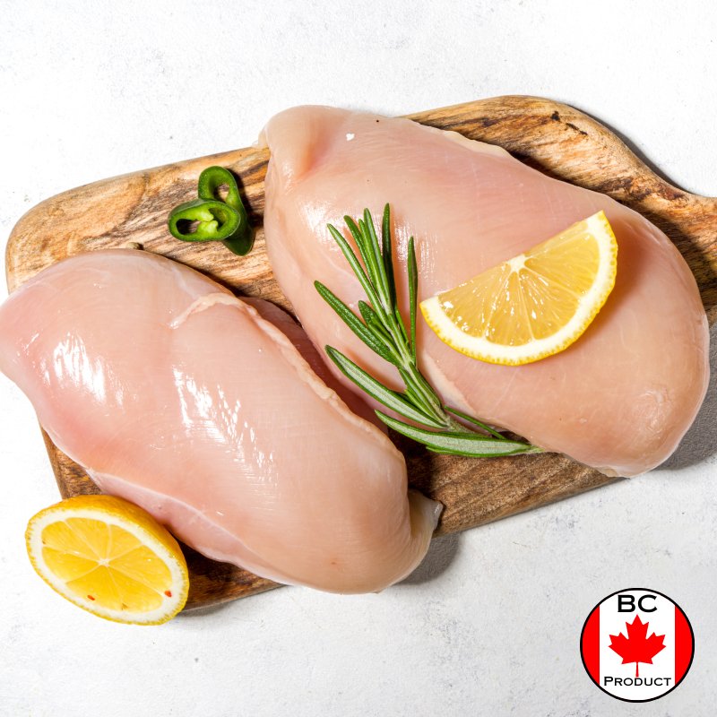 Chicken Breast Boneless Skinless Fresh - 10 - 11 kg - Valley Direct Foods - All - Canadian - catchweight