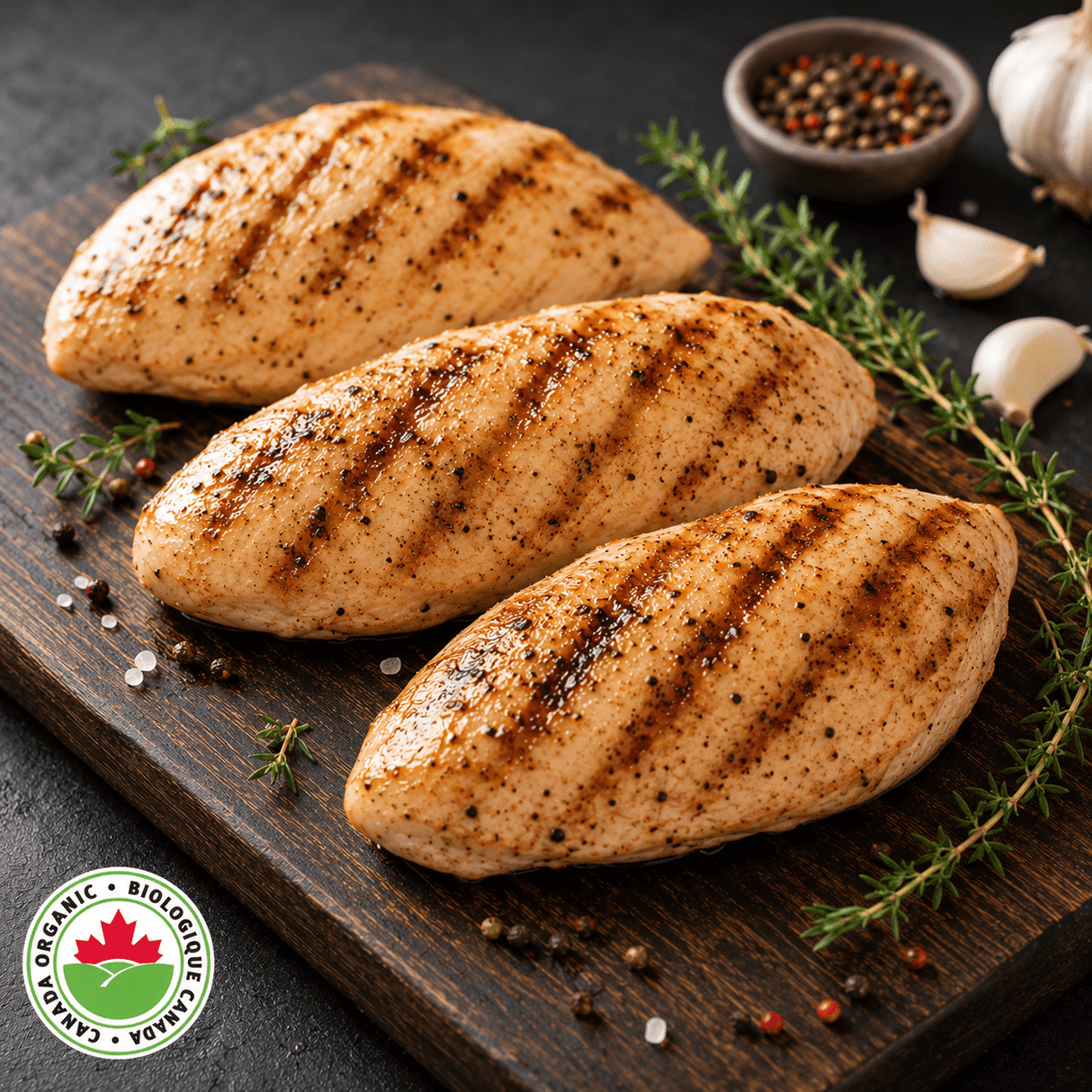 CHICKEN BREAST B/S RW ORG 4 KG - Valley Direct Foods - All - Canadian - catchweight
