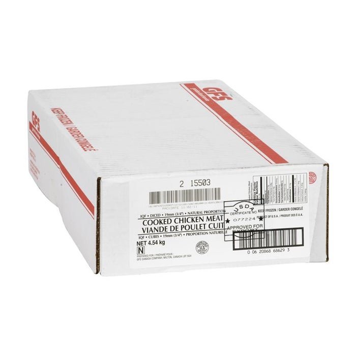 Diced Cooked Chicken - 4.54 KG - Valley Direct Foods - All - Frozen - Poultry