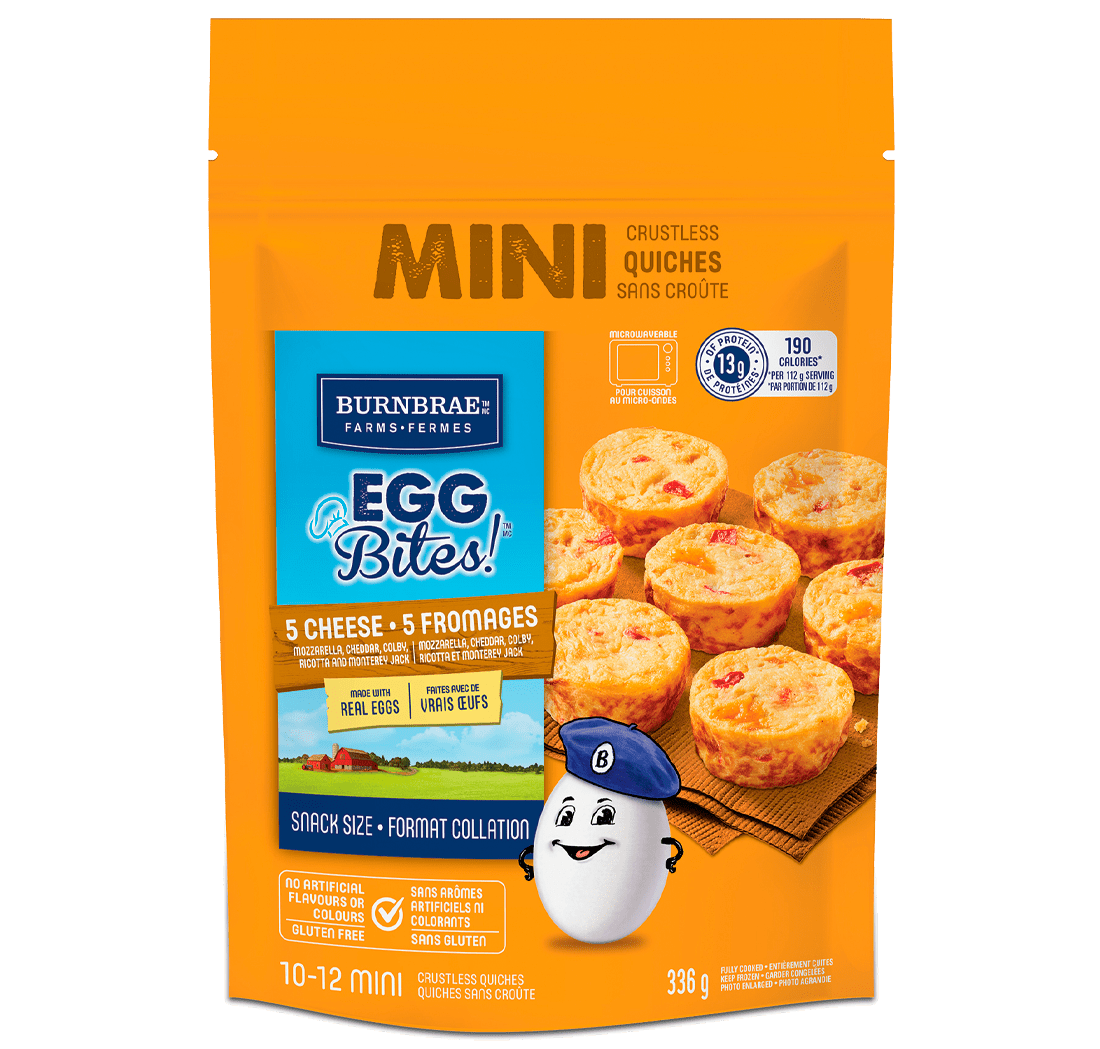 EGG BITES! Mini 5 Cheese Quiche - Valley Direct Foods - All - Breakfast - Eggs