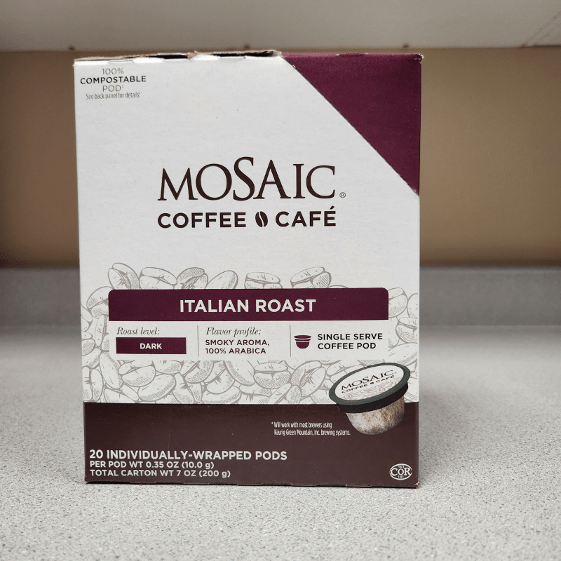 Italian Roast Coffee, Single Serve Pod - Valley Direct Foods - All - Beverages - Coffee