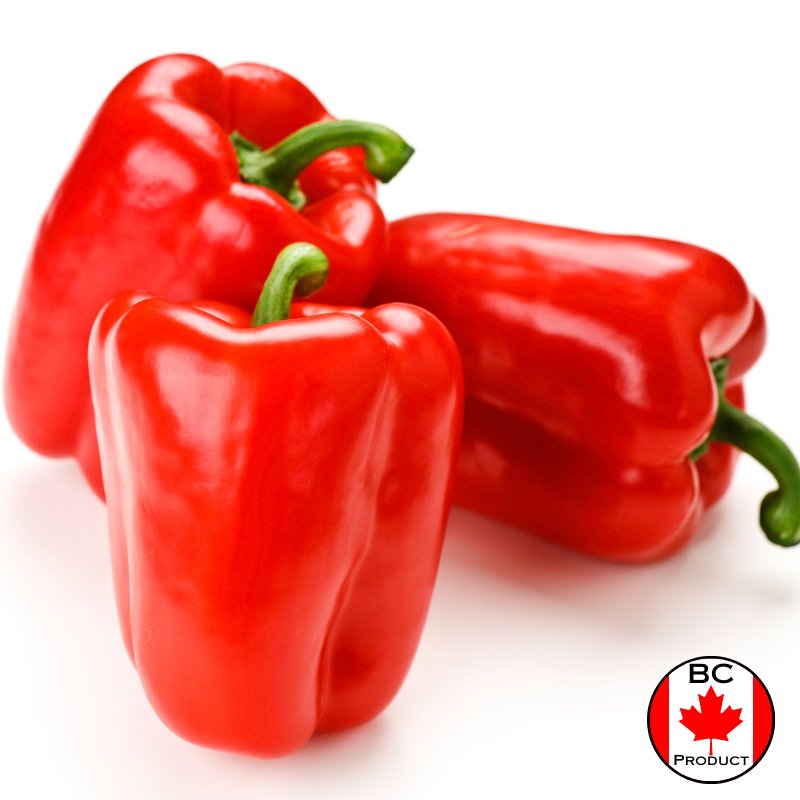 Red Peppers Hot House - 11lb - Valley Direct Foods - All - Fresh - Fresh Vegetable