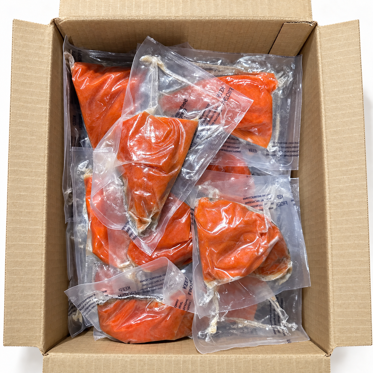 Salmon, Sockeye Skin-On Portions, 4oz - 10 LB