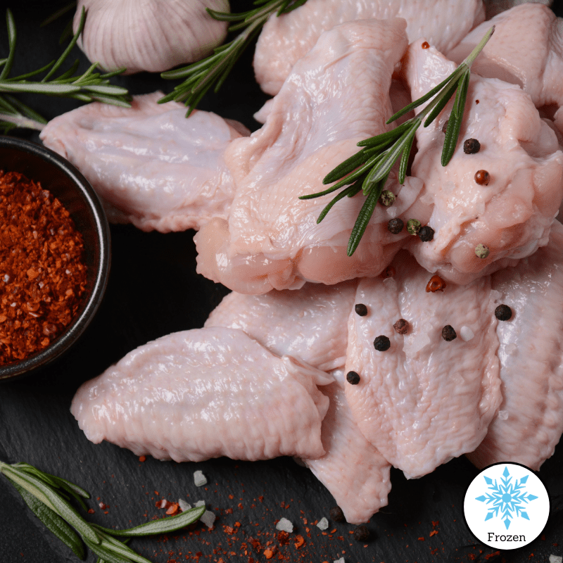 Wings, Split IQF, 9/11 CT - 7 x 2 KG - Valley Direct Foods - All - Poultry -