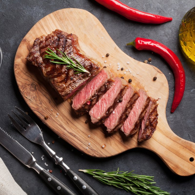 AAA New York Strip Loin Steak 8oz - Valley Direct Foods - AAA - All - Beef