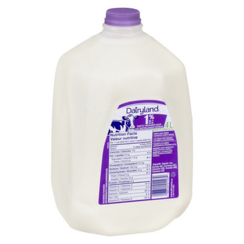 Milk 1% 4L - Valley Direct Foods - All - Canadian - Dairy