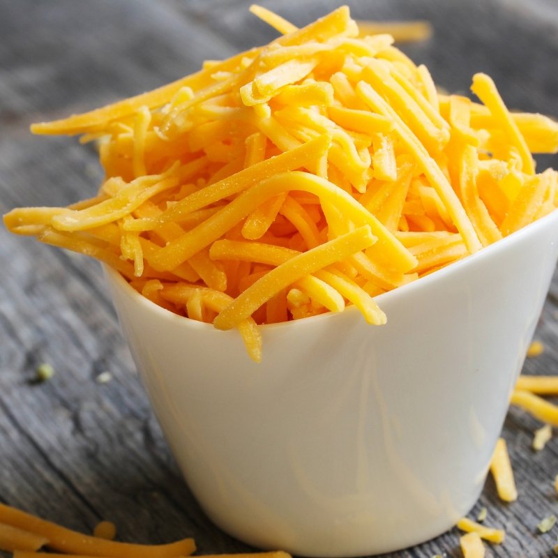 Shredded Cheddar Cheese Blend 5lb bag Valley Direct Foods