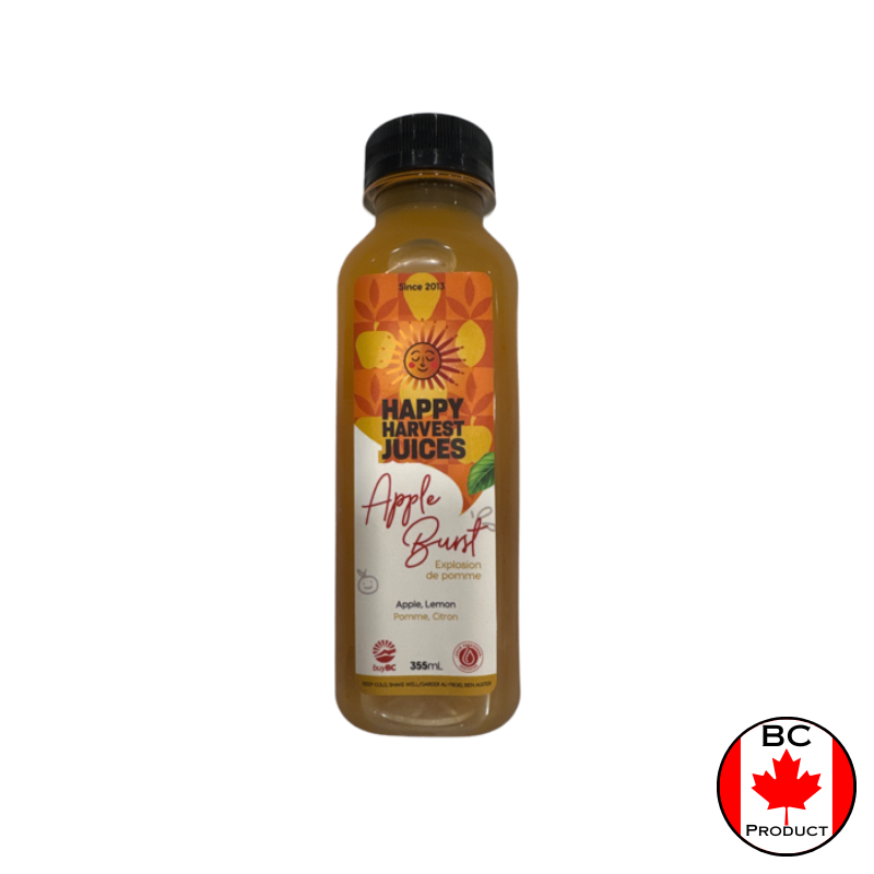 Happy Harvest Apple Burst Cold Pressed Juice - 12 x 355 ml
