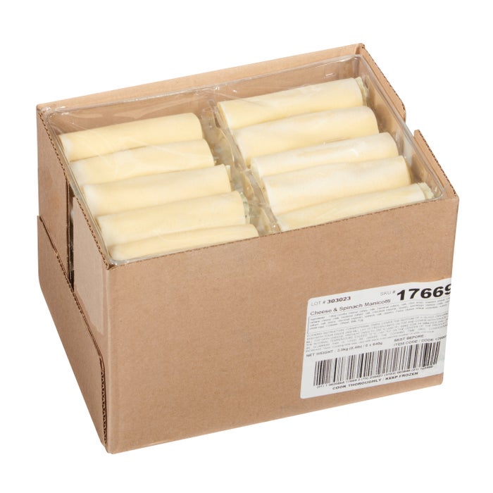 Spinach & Cheese Manicotti - 60 x 64 gm