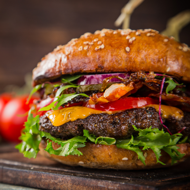Prime Rib Beef Burger Patties - 35 x 7oz