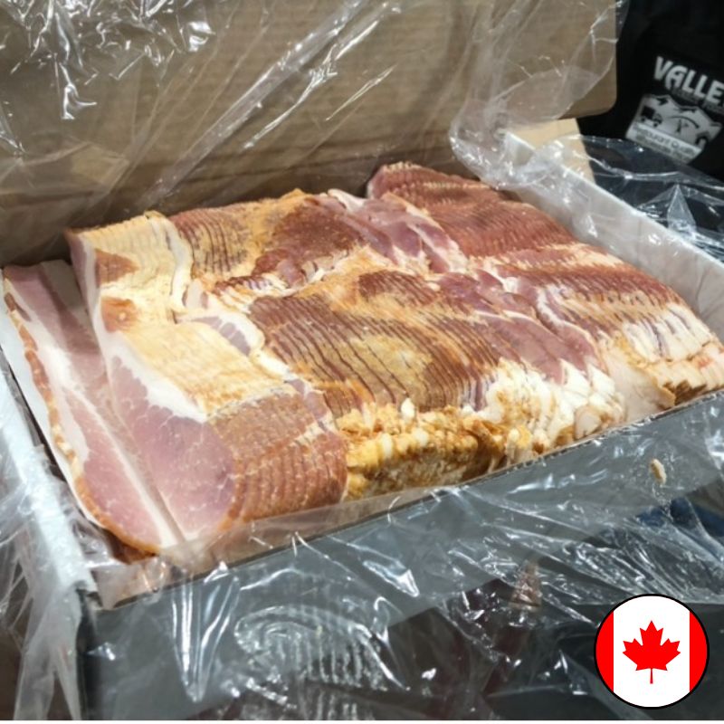 Bacon Naturally Smoked 5 KG 14 - 16 Count per Pound - Valley Direct Foods - All - Bacon - Canadian