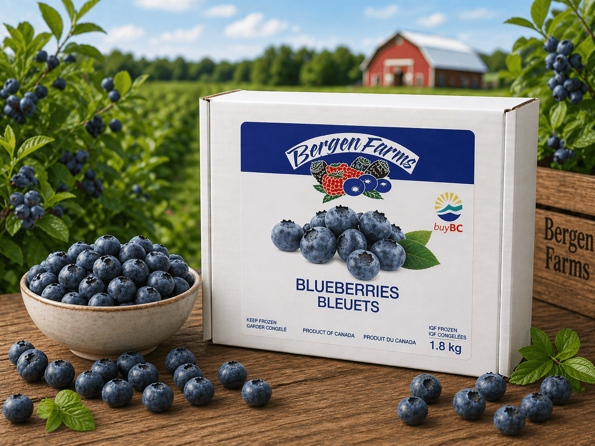 Blueberries, IQF - 1.8 kg - Valley Direct Foods - All - Canadian - Fruit