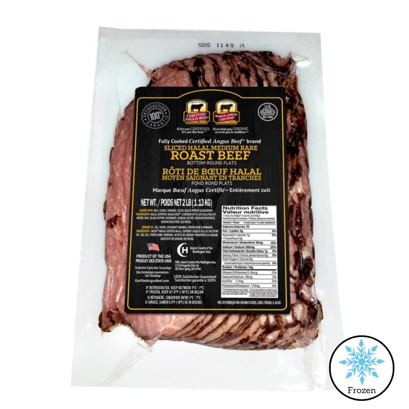 Brickman's Sliced Roast Beef – Certified Angus Beef® (Case: 5 x 908g) - Valley Direct Foods - All - Beef - Prepared Food