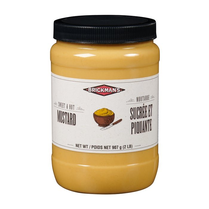 🔥🍯 Brickman’s Sweet & Hot Mustard – Bold Sweetness with a Spicy Kick (907 g) - Valley Direct Foods - All - Condiment - TBO