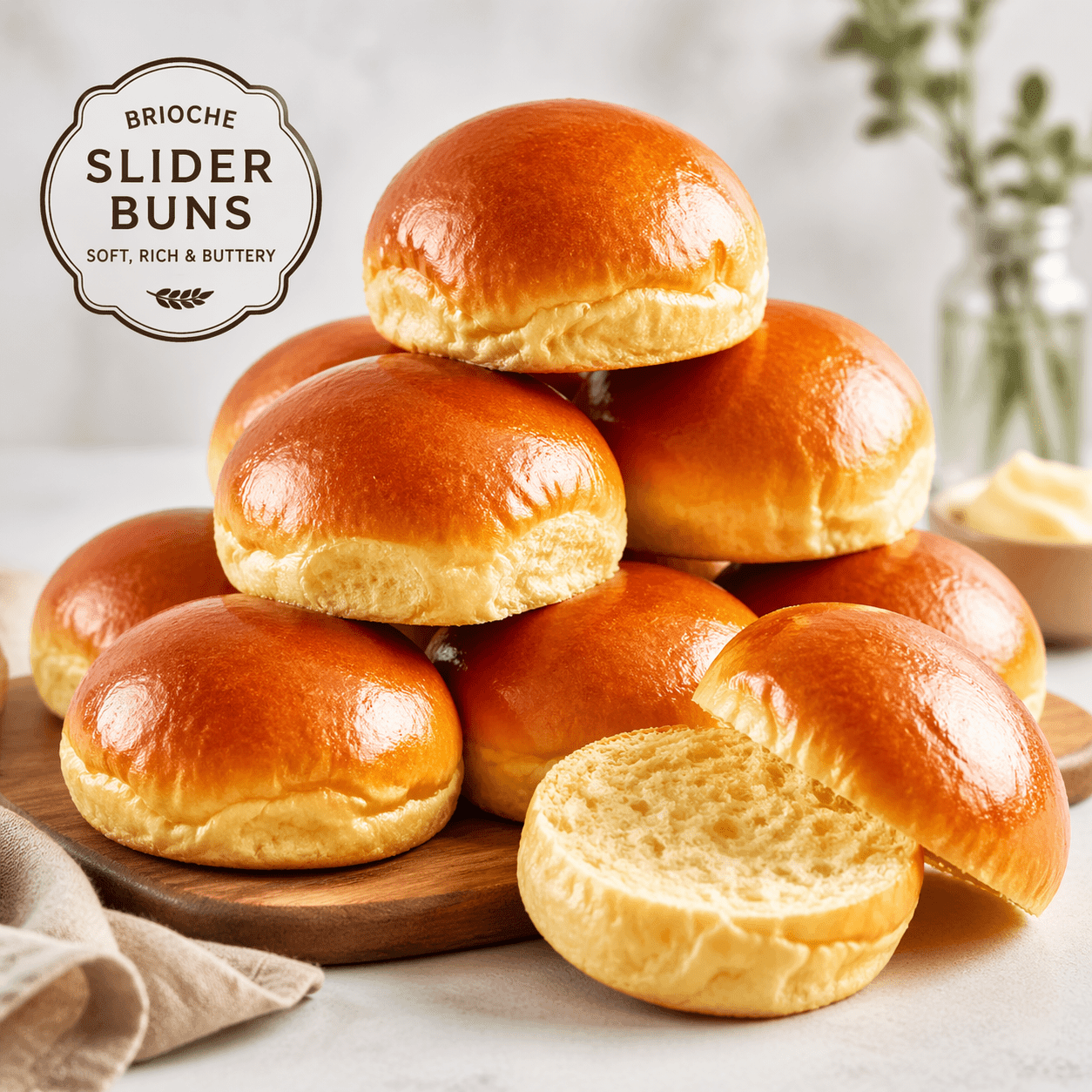 Brioche Slider Buns - 120 x 30 gm - Valley Direct Foods - All - Appetizer - Bread