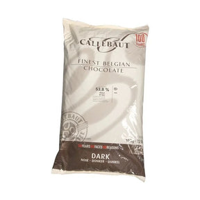 Callebaut Belgian Dark Chocolate Callets, 54.5% — 10 kg - Valley Direct Foods - All - Baking - TBO