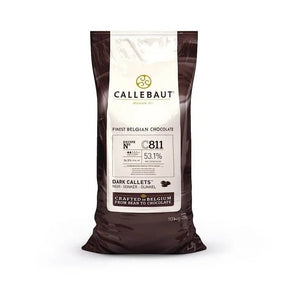 Callebaut Belgian Dark Chocolate Semi Sweet Callets, 53.1% — 10 kg - Valley Direct Foods - All - Baking - TBO