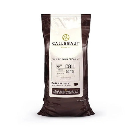 Callebaut Belgian Dark Chocolate Semi Sweet Callets, 53.1% — 10 kg - Valley Direct Foods - All - Baking - TBO