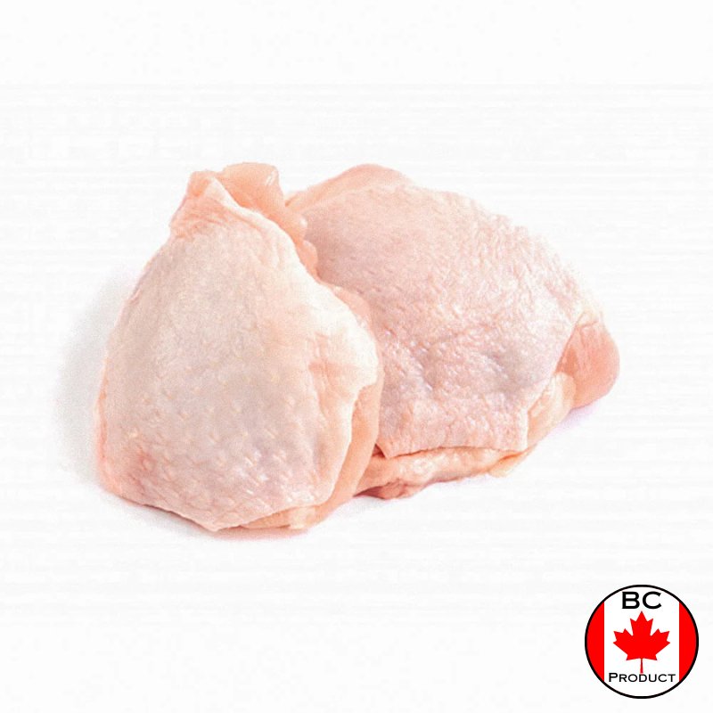 Chicken Thighs Boneless Skin On Fresh - 10kg - Valley Direct Foods - All - Canadian - catchweight