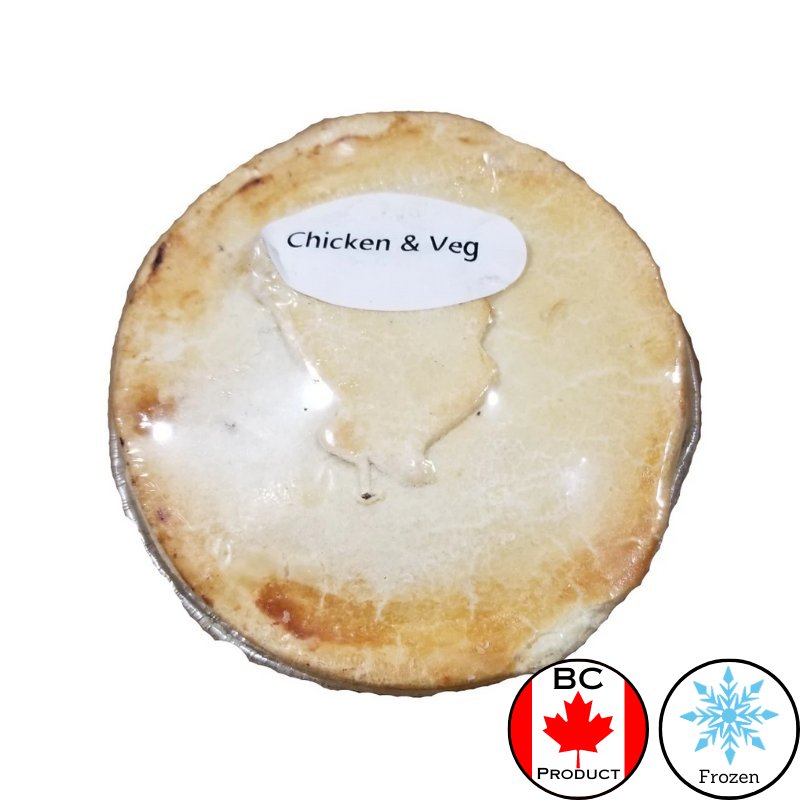 Chicken & Veggie Pie 5" - Valley Direct Foods - All - Canadian - Frozen