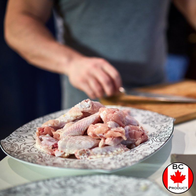 Chicken Wings Split Tip Off Fresh - 10kg - Valley Direct Foods - All - Canadian - catchweight