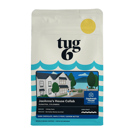 Coffee, whole bean dark roast - tug 6 - JoeAnna's House Collab - Valley Direct Foods - All - Coffee - TBO