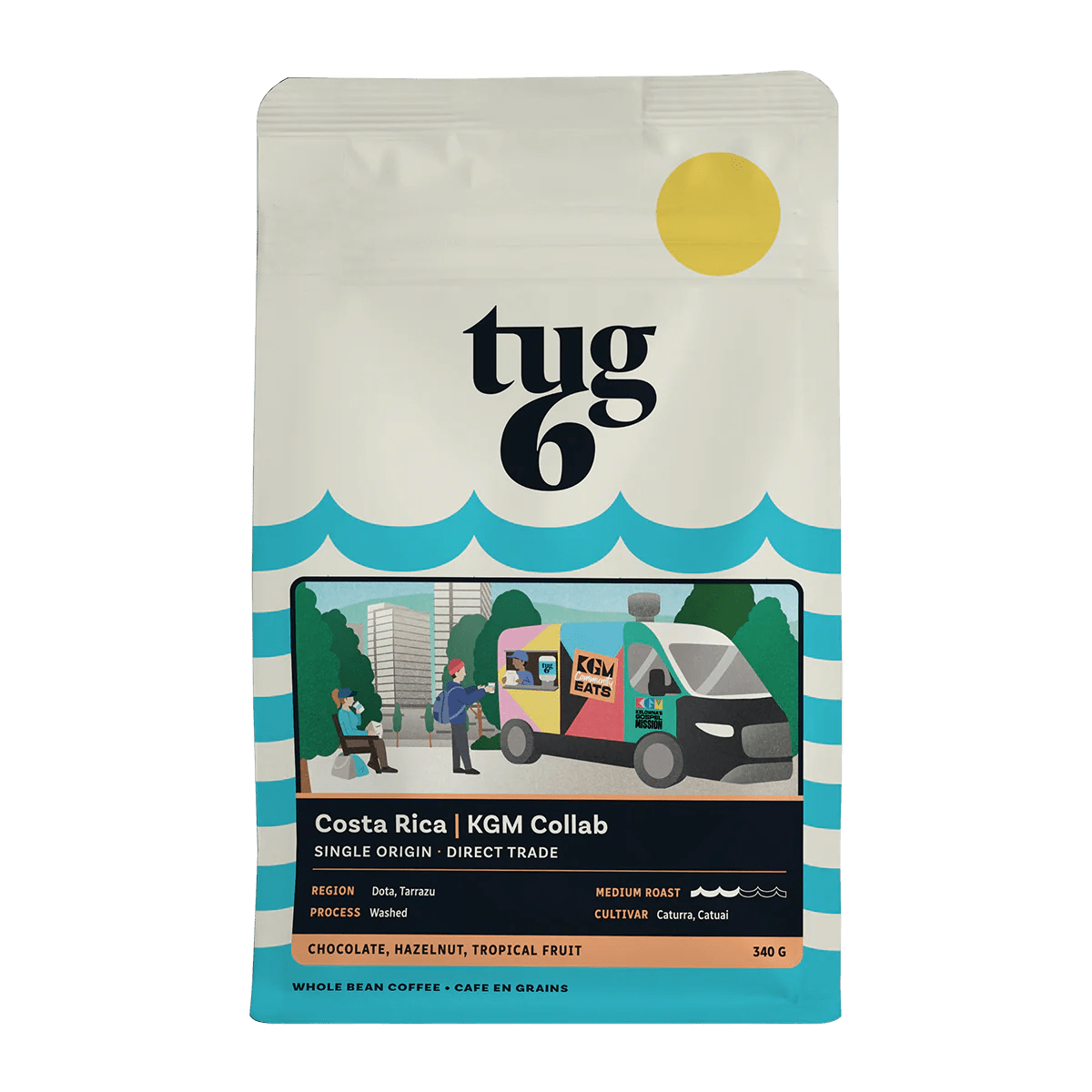 Coffee, whole bean medium roast - tug 6 - Kelowna Gospel Mission Collab - Valley Direct Foods - All - Coffee - TBO