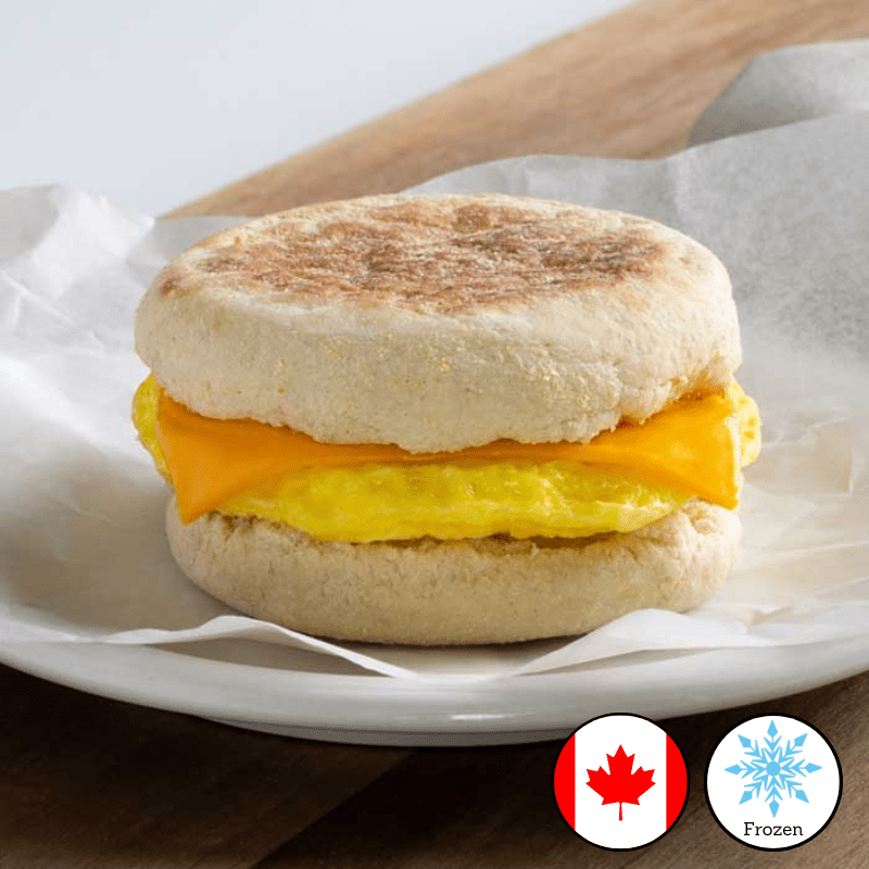 Egg & Cheese Breakfast Sandwiches - 24 x 118 gm - Valley Direct Foods - All - Breakfast - Prepared Food