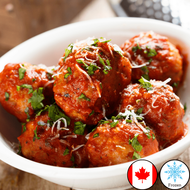 Italian Meatballs Cooked - 3oz - Valley Direct Foods - All - Appetizer - Frozen
