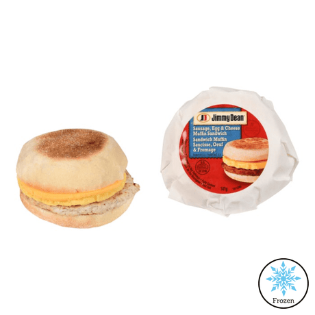 Jimmy Dean Sausage, Egg, and Cheese Muffin - 12 pack - Valley Direct Foods - All - Frozen - Prepared Food