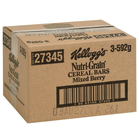 Kellogg's Nutrigrain Mixed Berry Cereal Bars - 48 bars - Valley Direct Foods - All - CONVENIENCE - Snack