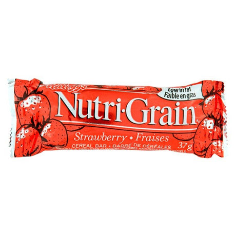 Kellogg's Nutrigrain Strawberry Cereal Bars - 48 bars - Valley Direct Foods - All - CONVENIENCE - Snack
