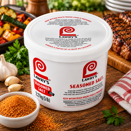 Lawry’s Seasoning Salt – Big Flavour, One Easy Shake (2.27 kg Pail) - Valley Direct Foods - All - Spice - TBO