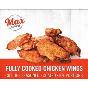 Max Source Coated Chicken Wings - Valley Direct Foods - All - Appetizer - BBQ