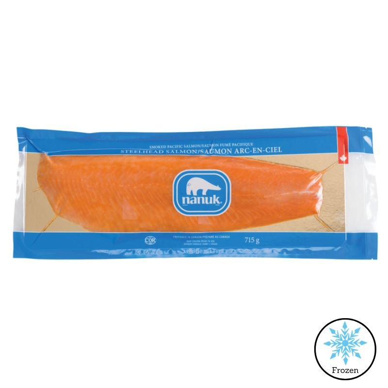 Nanuk Sliced Smoked Steelhead Salmon - 715 gm - Valley Direct Foods - All - Frozen - Seafood