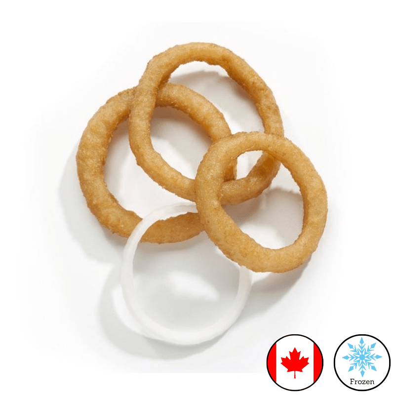 Onion Rings Lightly Tempura Battered 1/4" - Valley Direct Foods - All - Appetizer - Frozen Vegetable