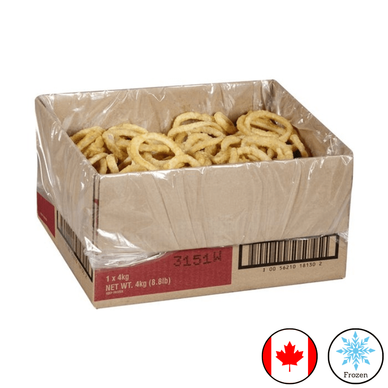 Onion Rings Lightly Tempura Battered 1/4" - Valley Direct Foods - All - Appetizer - Frozen Vegetable