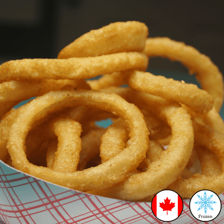 Onion Rings Lightly Tempura Battered 1/4" - Valley Direct Foods - All - Appetizer - Frozen Vegetable