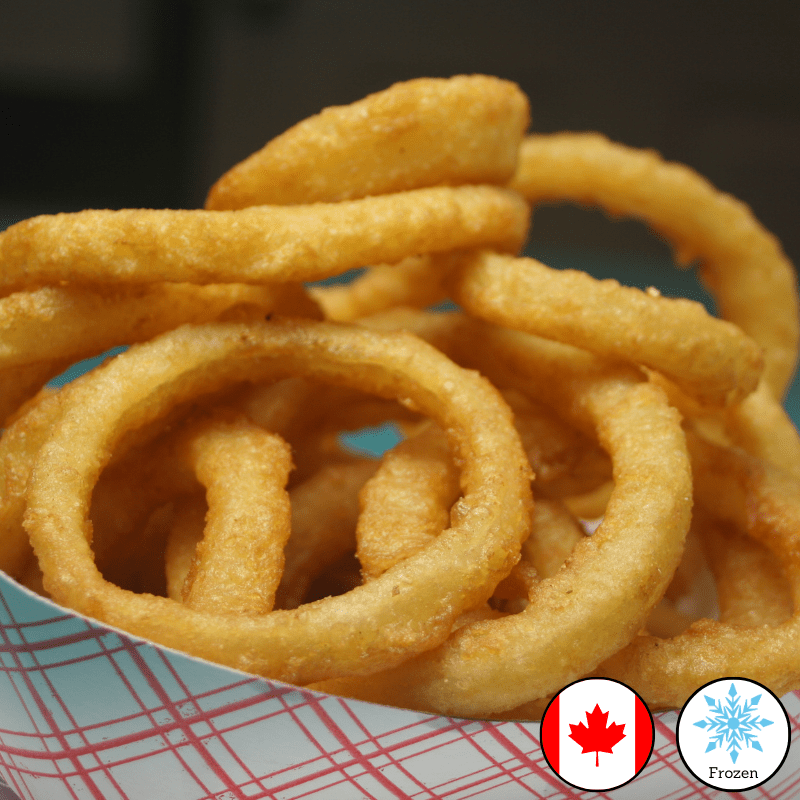 Onion Rings Lightly Tempura Battered 1/4" - Valley Direct Foods - All - Appetizer - Frozen Vegetable