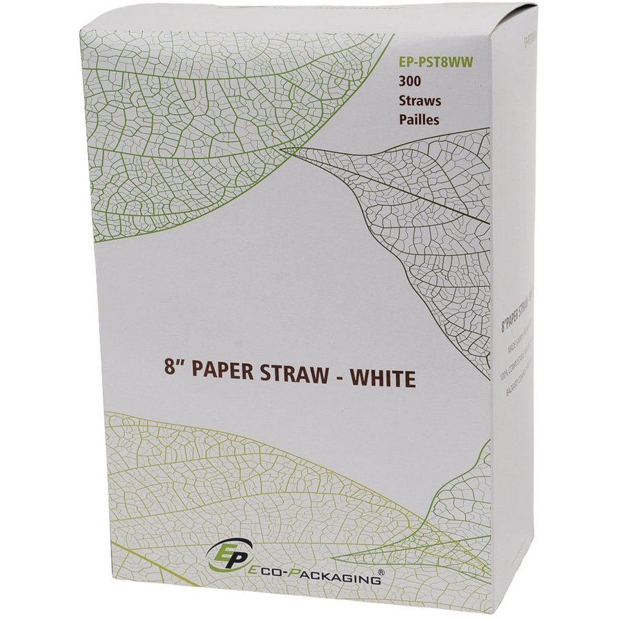 Paper Straw 8" - 300/Pack - Valley Direct Foods - All - Drink - Other Home