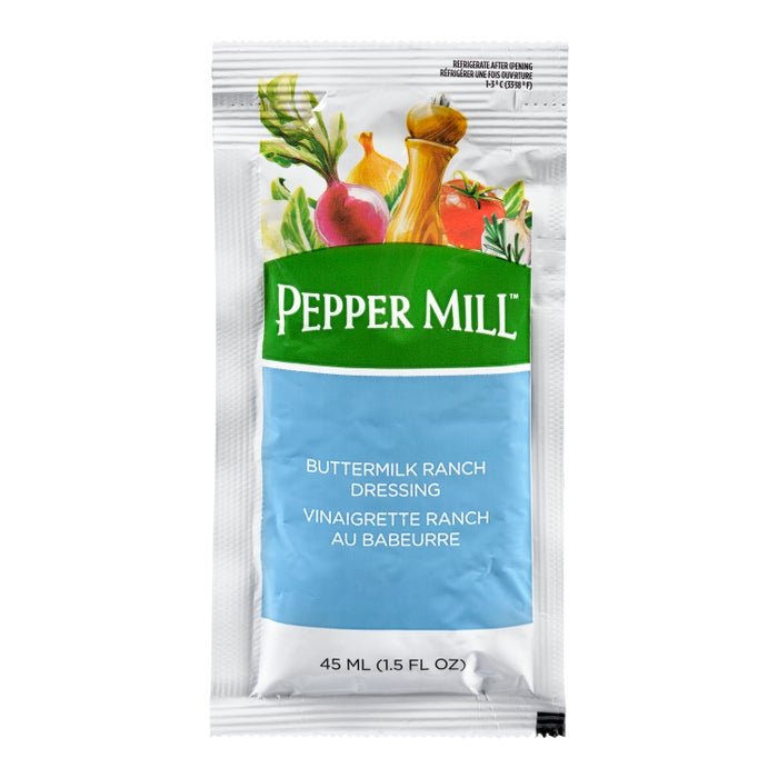 Pepper Mill Buttermilk Ranch Dressing – 45ml Portions - Valley Direct Foods - All - Salad - TBO
