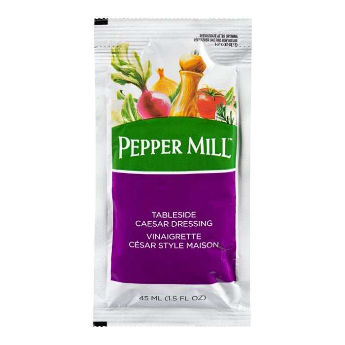 Pepper Mill Tableside Caesar Dressing – 45ml Portions - Valley Direct Foods - All - Salad - TBO
