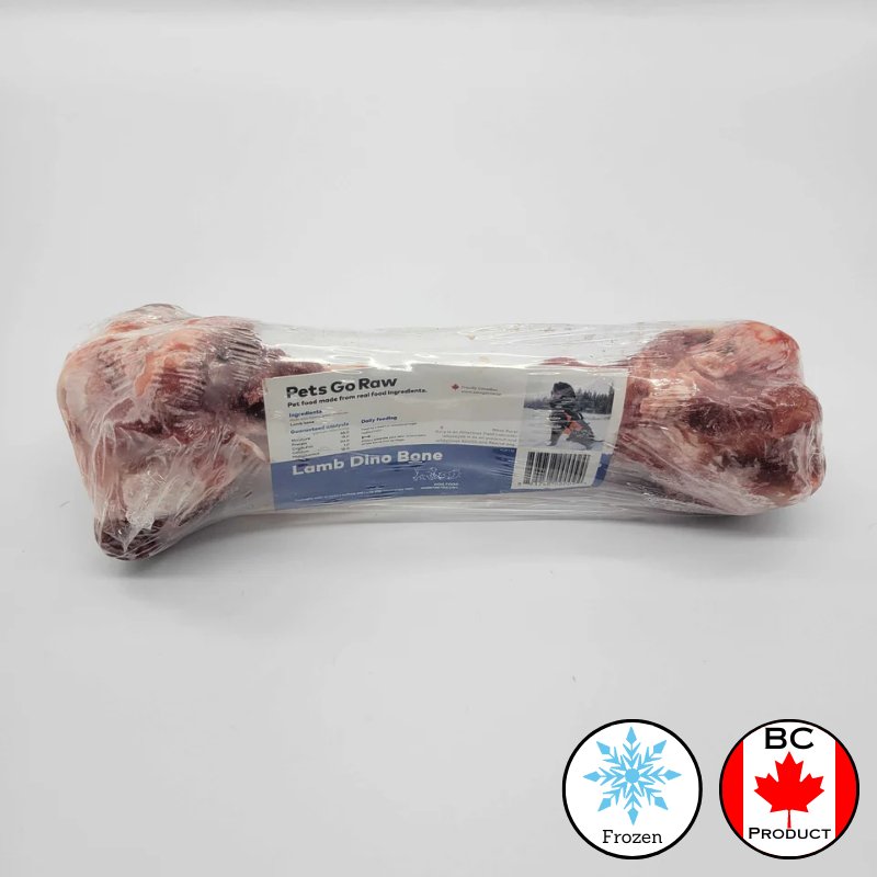 Pets Go Raw Lamb Mini Dino Bones - Ea - Valley Direct Foods - All - Canadian - Frozen