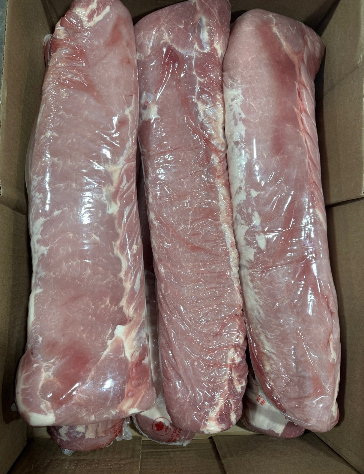 Pork Loin, Whole - approx. 3.8 kg - Regular $12.95/kg Sale $8.49/kg - Valley Direct Foods - All - catchweight - Pork