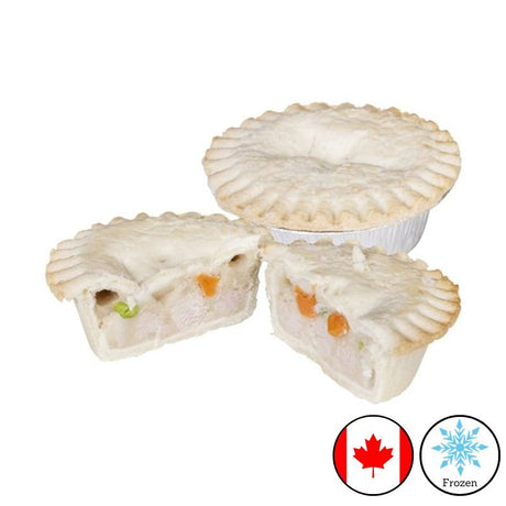 Pot Pie, Turkey - 36 x 125 gm - Valley Direct Foods - All - Frozen - Prepared Food