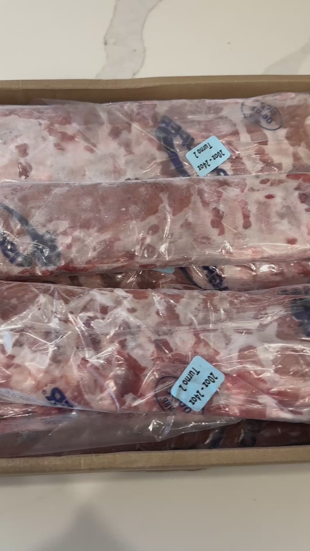 Pork Back Ribs 20/24 - 10 KG