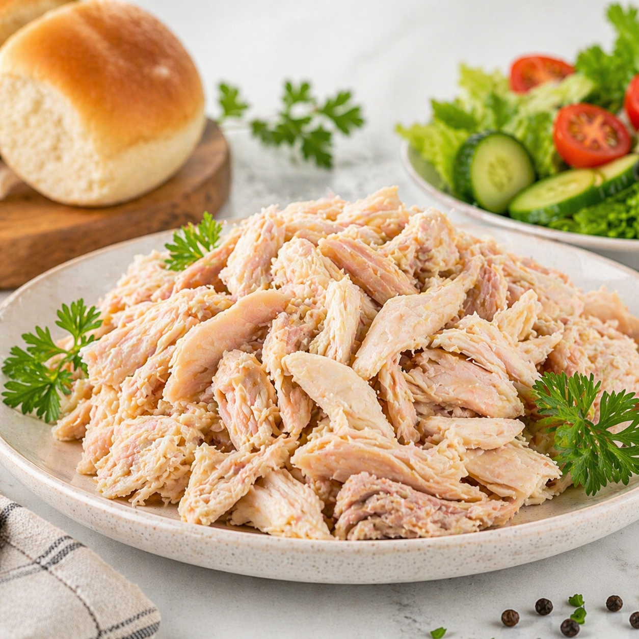 Pulled Chicken - 4 x 1.13 kg - Valley Direct Foods - All - Poultry - Prepared