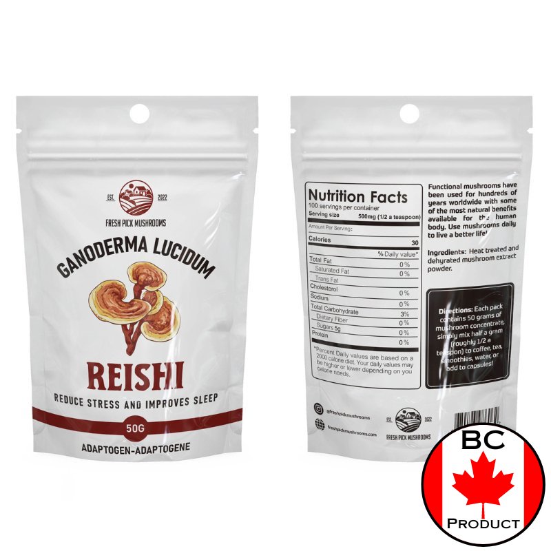 Reishi Mushroom Extract Powder - 50GM - Valley Direct Foods - All - Canadian - Health